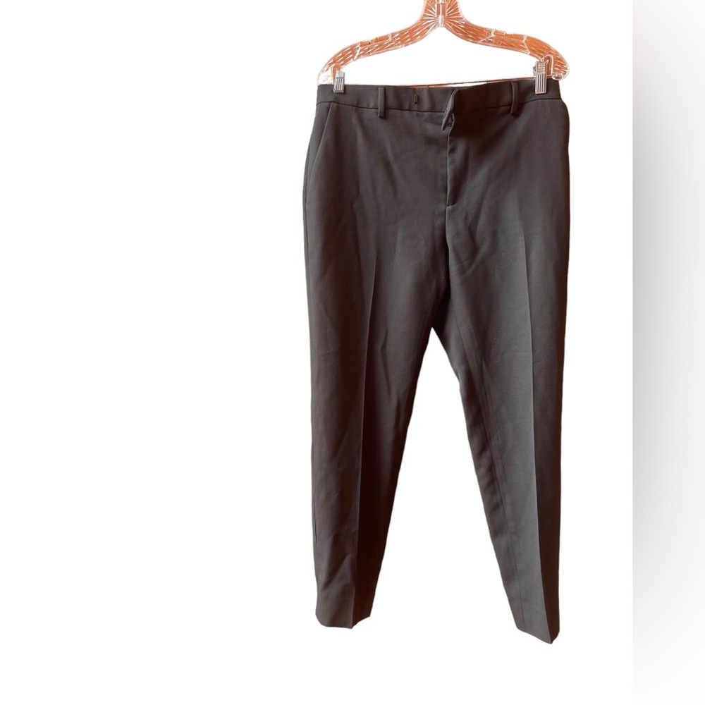 CELINE Black cotton Straight Leg pants Size: 50